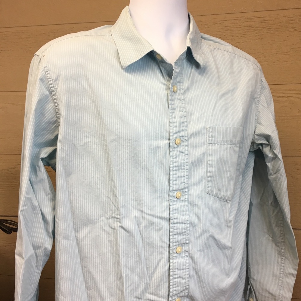 Eddie Bauer Long Sleeve Button Up Dress Shirt